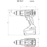  Akumulatorski udarni vrtalnik SB 18 LT 602103500 | Shoptok.si