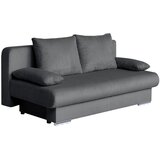 P & B ZOFA S POSTELJNO FUNKCIJO, temno siva tekstil, leseni material | Shoptok.si