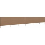  Vjetrobran sa 6 panela od tkanine 800 x 80 cm bež | shoptok.hr