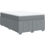 Maison Chic Box spring postelja - Vzmetna postelja z vzmetnico svetlo siva 120x200 cm blago SL17959, (21894041) | Shoptok.si