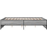  Okvir za krevet boja hrasta 120x190cm konstruirano drvo i metal | shoptok.hr