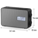 RF-D30BTEG-K kuhinjski radio DAB+ (1012), ukw DAB+, ukw, Bluetooth, aux funkcija alarma, zaštićeno protiv prs