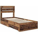  Krevetna konstrukcija Staro drvo 90 x 190 cm Konstruirano drvo Smeđa 196 x 93 x 100 cm | shoptok.hr