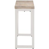  Konzolna mizica rjava 110x35x76 cm trden mangov les in železo, (21242671) | Shoptok.si