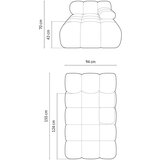 Micadoni Svijetlo siva modularna sjedeća garnitura od bouclé tkanine (s desnim kutom) Bellis – Home | shoptok.hr