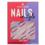 Essence Nails In Style manikura 12 kom nijansa 13 Stay Wavy za žene