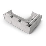 Micadoni Svetlo siva kotna sedežna garnitura (levi kot/v obliki črke L) Bloom – Home | Shoptok.si