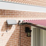  Skrovita tenda Crvena i bijela 400 ×350 cm tkanina | shoptok.hr
