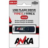  USB FLASH DRIVE 3.0 TYPE-C 64GB WS 10-25MB-S RS 55-80MB-S ANKA | Eponuda.ba