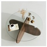Hanah home Bubble - Walnut klubska mizica, (20784541) | Shoptok.si