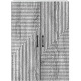  Ormar za montažu na zid Siva Sonoma 66 x 34,5 x 90 cm | shoptok.hr