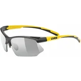 Uvex Sportstyle 802 V Black Matt/Sunbee/Variomatic Smoke