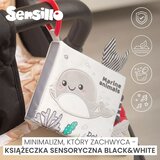 Sensillo Crno-bijela tekstilna knjiga sova | shoptok.hr