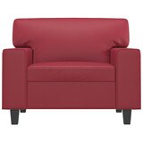  Fotelja crvena boja vina 60 cm od umjetne kože | Eponuda.ba