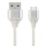 Gembird Kabel USB 2.0 A-C 2m bombažna zaščita bel CC-USB2B-AMCM-2M-BW2 Cene