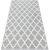 RugsX Preproge Preproga BCF Morad TRELIS Maroška detelja - 240x340 cm Siva | Shoptok.si