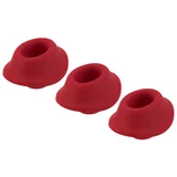 Womanizer Type A Stimulation Heads Premium, Classic, Liberty S Red 3 Pack