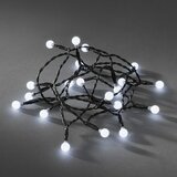 Konstsmide LED svjetlosni lanac Globe (U zatvorenom, Boja svjetla: Neutralno bijelo, Broj žarulja: 20 Kom., Na baterijski pogon) | shoptok.hr