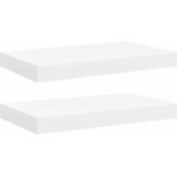  Plutajuće zidne police 2 kom bijele 40 x 23 x 3,8 cm MDF | shoptok.hr