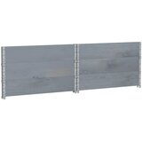  Vrtna sadilica siva 100x100 cm od masivne borovine | shoptok.hr