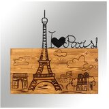 WALLXPERT dekorativni drveni zidni pribor i love you paris | ePonuda.com