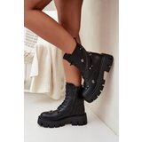 Boto Womens Work Boots With Decorations Insulated Black Lunea | Shoptok.si