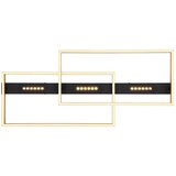 XXXL Globo 48461-54 - LED plafonska svetiljka LUFFY LED/54W/230V crna/zlatna | Eponuda.com