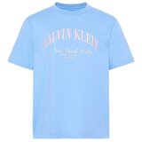 Calvin Klein Jeans Majice s kratkimi rokavi March Graphic Season Modra Cene