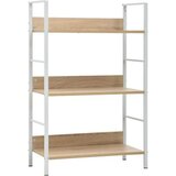  za knjige s 3 razine boja hrasta 60x27 6x90 5 cm iverica | shoptok.hr