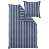 Curt Bauer posteljnina 140/200 cm damast sivomodra | Shoptok.si