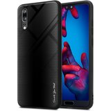  Ohišje, združljiv s Huawei - Stripe Optics v Opal Black - Zaščitni pokrov iz silikona TPU in hrbta iz kaljenega stekla, (20573904) | Shoptok.si
