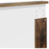  Konstrukcija postelje z vzglavjem Dimljeni oreh 200 x 200 cm, (5000121038) | Shoptok.si