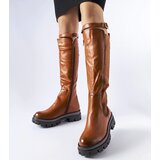 Gemre Brown massive boots decorated with a strap Stuart | shoptok.hr