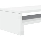  Stalak za monitor bijeli 54 x 22 x 15 cm od konstruiranog drva | shoptok.hr