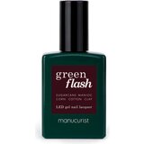 Manucurist green flash gel lak za nohte red & bordeaux - hollyhock | Shoptok.si