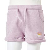  Dječje kratke hlače s vezicom šarene ljubičaste 92 | shoptok.hr