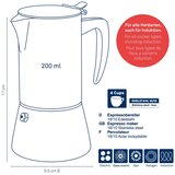 Kela KAFETIJERA LATINA, 200ml NEHRĐAJUĆI ČELIK 18/10 SREBRNA | shoptok.hr