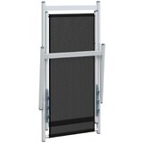 vidaXL Sklopive stolice za plažu 2 kom crne od aluminija i tekstilena | shoptok.hr