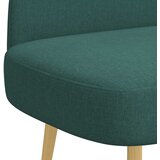  Oblikovana klupa s naslonjačem Tamnozelena 110 x 60 x 76 cm | Eponuda.com