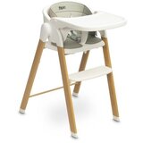 CARETERO Triplo visoka stolica za hranjenje 3 u 1, siva | shoptok.hr