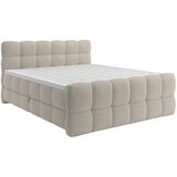 Premium Living Postelja Boxspring Brisbane, Krem Barva, 140x200 | Shoptok.si