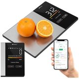 Ruhhy 24632 digitalna kuhinjska vaga s Bluetoothom, do 5 kg, preciznost 1 g – crna Cijene