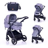 Lorelli ADRIA Kolica Grey 2u1 SET: Košara + Putna Torba + Zimska Navlaka (do 15 kg) Cijene