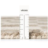 Vikosa Kremno bela ročno tkana volnena preproga 160x230 cm Boho 1.0 Quadra – | Shoptok.si