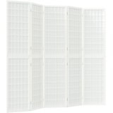  Sklopiva sobna pregrada 5 panela japanski stil 200x170cm bijela | Eponuda.com