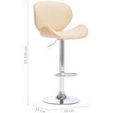  Barski stolček krem umetno usnje, (20700062) | Shoptok.si