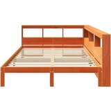  Krevet s regalom za knjige bez madraca 135 x 190 cm od borovine | shoptok.hr