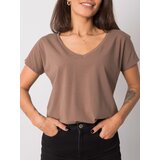 BASIC Feel Good T-shirt-RV-TS-4832.11P-brown | Shoptok.si