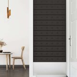  Zidne ploče od umjetne kože 12 kom crne 90 x 15 cm 1 62 m² | shoptok.hr