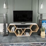 Woody Fashion TV polica Bal White Sonomo